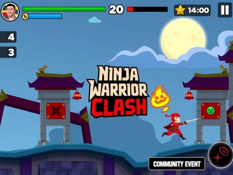 Ninja Warrior Clash Game Banner